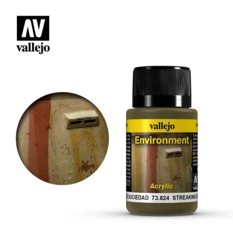 Weathering effects, Environment ( rastro de suciedad ). Bote de 40 ml. Marca Vallejo. Ref: 73.824.