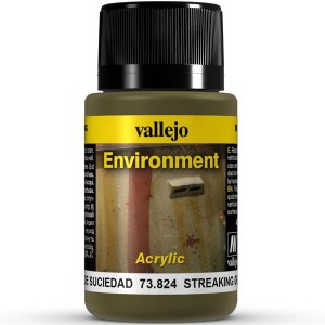 Weathering effects, Environment ( rastro de suciedad ). Bote de 40 ml. Marca Vallejo. Ref: 73.824. 2