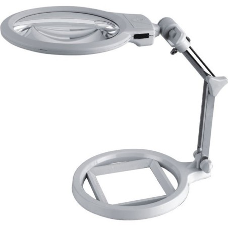 Lupa Plegable con 2 luces LED. Marca Dismoer. Ref: 19206.