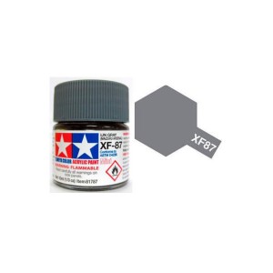 Flat IJN Gray, IJN gris Mate (81787). Bote 10 ml. Marca Tamiya. Ref: XF-87. 2