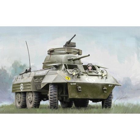 Tanque U.S. M8 / M20. Escala 1:56. Marca Italeri. Ref: 15759.