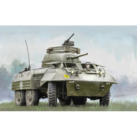 Tanque U.S. M8 / M20. Escala 1:56. Marca Italeri. Ref: 15759.
