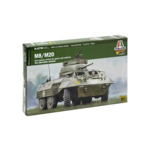 Tanque U.S. M8 / M20. Escala 1:56. Marca Italeri. Ref: 15759.