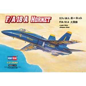 McDonnell Douglas F/A-18A Hornet. Contiene calcas españolas. Escala 1:72. Marca Hobby boss. Ref: 80268E.