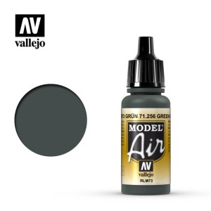 Acrilico Model Air RLM73 Grün, verde RLM73. Bote 17 ml. Marca Vallejo. Ref: 71.256.
