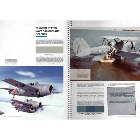 Libro de los colores reales de la WWII para aircraft. Marca AK Interactive. Ref: AK290.