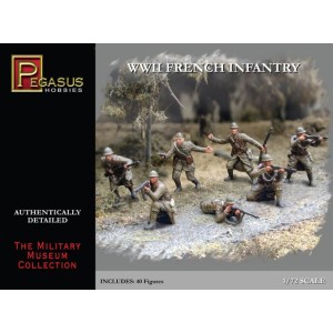 Infantería Francesa de la WWII. Escala 1:72. Marca Pegasus. Ref: PG7306.