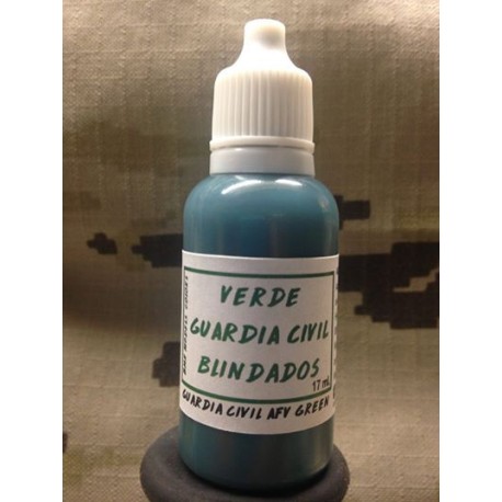 Acrilico Verde Guardia Civil Blindados. Bote 17 ml. Marca BMR. Ref: VGCB.