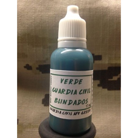 Acrilico Verde Guardia Civil Blindados. Bote 17 ml. Marca BMR. Ref: VGCB.