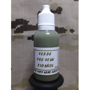 Acrilico Verde Pre-OTAN español. Bote 17 ml. Marca BMR. Ref: VPO.