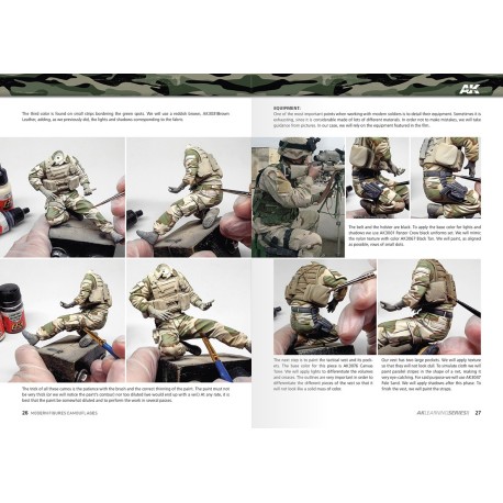 AK LEARNING 8: Modern Figures Camouflages. Marca AK Interactive. Ref: AK248.
