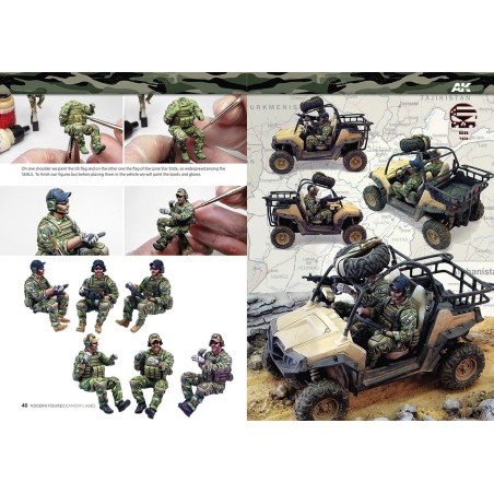 AK LEARNING 8: Modern Figures Camouflages. Marca AK Interactive. Ref: AK248.