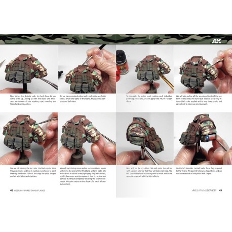 AK LEARNING 8: Modern Figures Camouflages. Marca AK Interactive. Ref: AK248.
