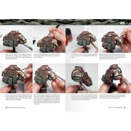 AK LEARNING 8: Modern Figures Camouflages. Marca AK Interactive. Ref: AK248.