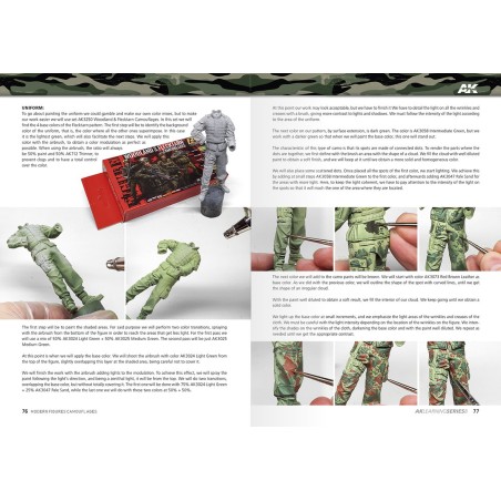 AK LEARNING 8: Modern Figures Camouflages. Marca AK Interactive. Ref: AK248.