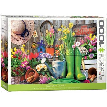 Garden Tools, garden. Puzzle vertical, 1000 pz. Marca Eurographics. Ref: 6000-5391.