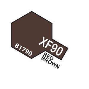 Flat Red brown 2, Marron rojizo 2 Mate (81790). Bote 10 ml. Marca Tamiya. Ref: XF-90.