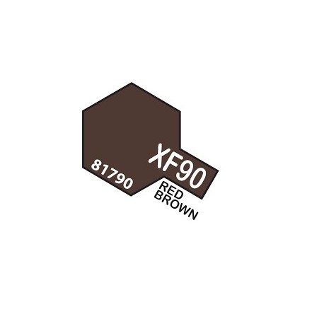 Flat Red brown 2, Marron rojizo 2 Mate (81790). Bote 10 ml. Marca Tamiya. Ref: XF-90.