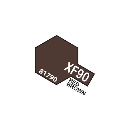 Flat Red brown 2, Marron rojizo 2 Mate (81790). Bote 10 ml. Marca Tamiya. Ref: XF-90.