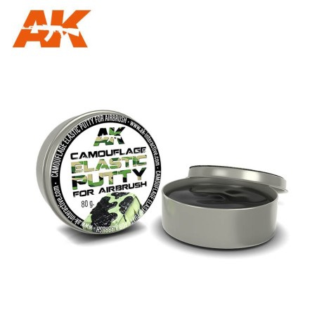 CAMOUFLAGE ELASTIC PUTTY. Cantidad 80 gr. Marca AK Interactive. Ref: AK8076.