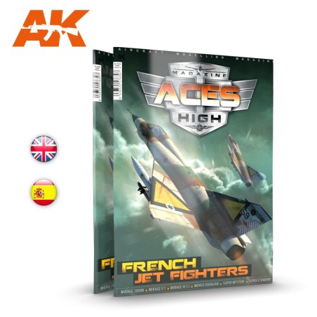 Revista Aces High Nº 15, FRENCH JET FIGHTERS. Marca AK Interactive. Ref: AK2932.