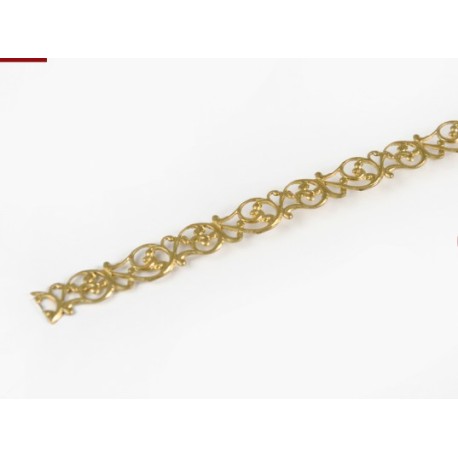 CENEFA DE LATON (C)  de 8 x 237 mm.. Marca Amati. Ref: 5500/03.