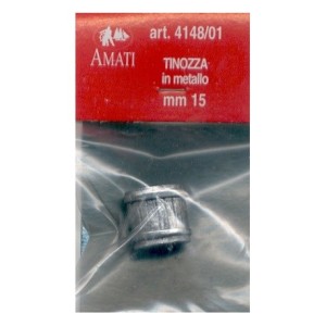 Decoración en metal, Tinaja altura 15 mm. Marca Amati. Ref: 4148/01.