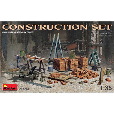 Set de construcción. Escala 1:35. Marca Miniart. Ref: 35594.