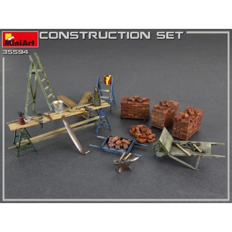 Set de construcción. Escala 1:35. Marca Miniart. Ref: 35594.