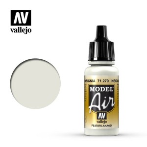 Acrilico Model air blanco insignia, insignia white. Bote 17 ml. Marca Vallejo. Ref: 71.279.