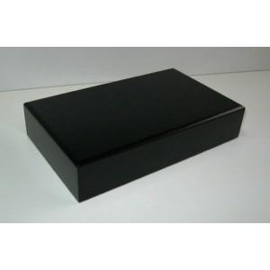 PEANA 40 mm Rectangular, 20 x 12 cm, lacado negro. Marca Peanas.net. Ref: 9001.