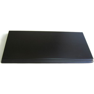 PEANA Rectangular 22 mm Altura, parte superior 40 x 18 cm, Fabricada en MDF , lacado Negra. Marca Peanas.net. Ref: 8053N.