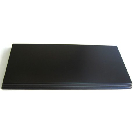 PEANA Rectangular 22 mm Altura, parte superior 40 x 18 cm, Fabricada en MDF , lacado Negra. Marca Peanas.net. Ref: 8053N.