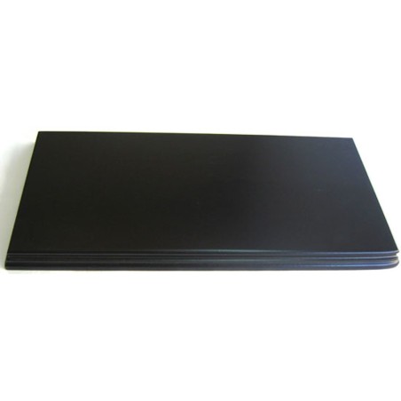 PEANA Rectangular 22 mm Altura, parte superior 40 x 18 cm, Fabricada en MDF , lacado Negra. Marca Peanas.net. Ref: 8053N.