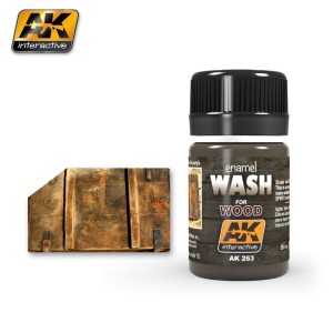 Lavado para madera. Bote de 35 ml. Marca AK Interactive. Ref: AK263.
