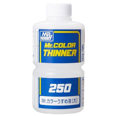 MR.color Thinner. Bote 250 ml. Marca MR.Hobby. Ref: T103.