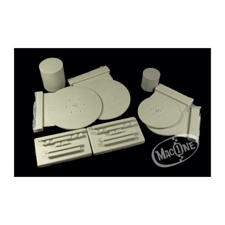 Bobinas industriales Set B. Escala 1:35. Marca Macone. Ref: MAC35122.