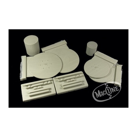 Bobinas industriales Set B. Escala 1:35. Marca Macone. Ref: MAC35122.