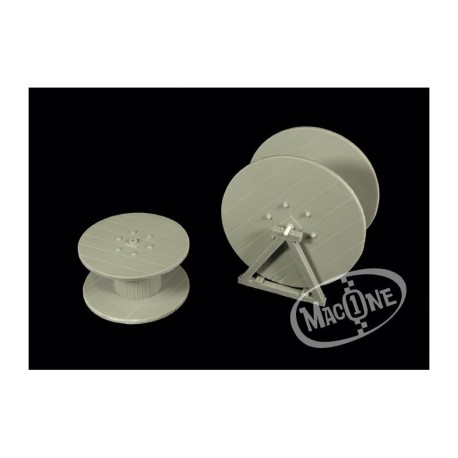 Bobinas industriales Set B. Escala 1:35. Marca Macone. Ref: MAC35122.