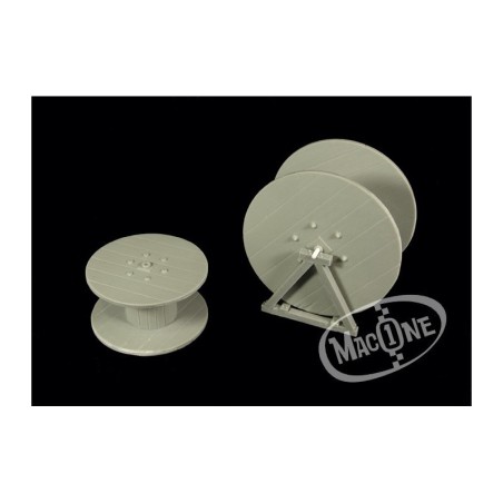 Bobinas industriales Set B. Escala 1:35. Marca Macone. Ref: MAC35122.