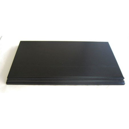 PEANA Rectangular 22 mm Altura, parte superior 30 x 16 cm, Fabricada en MDF , lacado Negra. Marca Peanas.net. Ref: 8052N.
