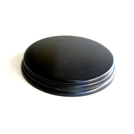 PEANA Redonda 22 mm Altura, parte superior 15 cm, Fabricada en MDF , lacado Negro. Marca Peanas.net. Ref: 8031N.