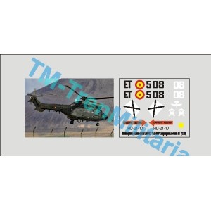 Calcas del helicóptero Eurocopter AS332 " ET-508 " Escala 1:48. Marca Trenmilitaria. Ref: 000_5047.