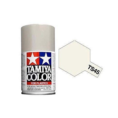 Spray blanco perlado ( 85045 ). Bote 100 ml. Marca Tamiya. Ref: TS-45.