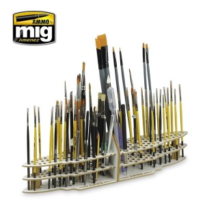 Organizador pinceles y herramientas. Marca Ammo of Mig jimenez. Ref: AMIG8022. 2