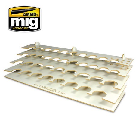 Organizador de pinturas y pinceles. Marca Ammo of Mig jimenez. Ref: AMIG8001.﻿