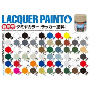 Lacquer paint, lacquer thinner. Bote 10 ml. Marca Tamiya. Ref: LP-10 ( LP10 ). 2