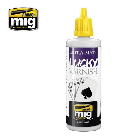 Barniz Acrílico Ultra mate. Bote 60 ml. Marca Ammo Mig. Ref: AMIG2050.
