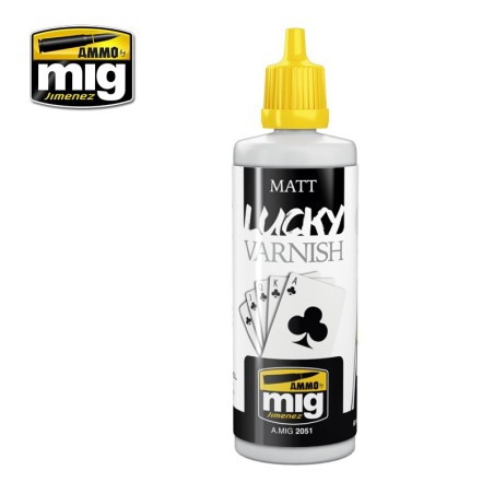 Barniz Acrílico mate. Bote 60 ml. Marca Ammo Mig. Ref: AMIG2051.