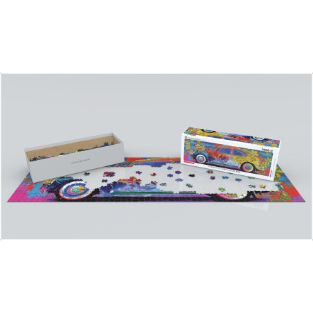 Beetle splash. Puzzle panorámico, 1000 pz. Marca Eurographics. Ref: 6010-5441.